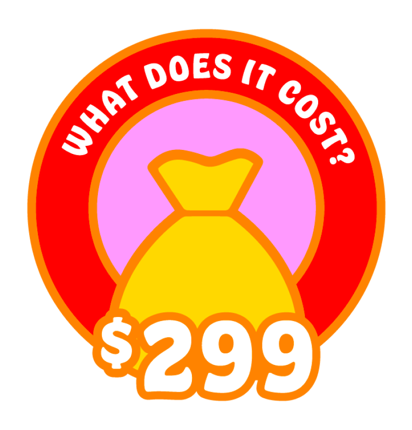 $299 sticker